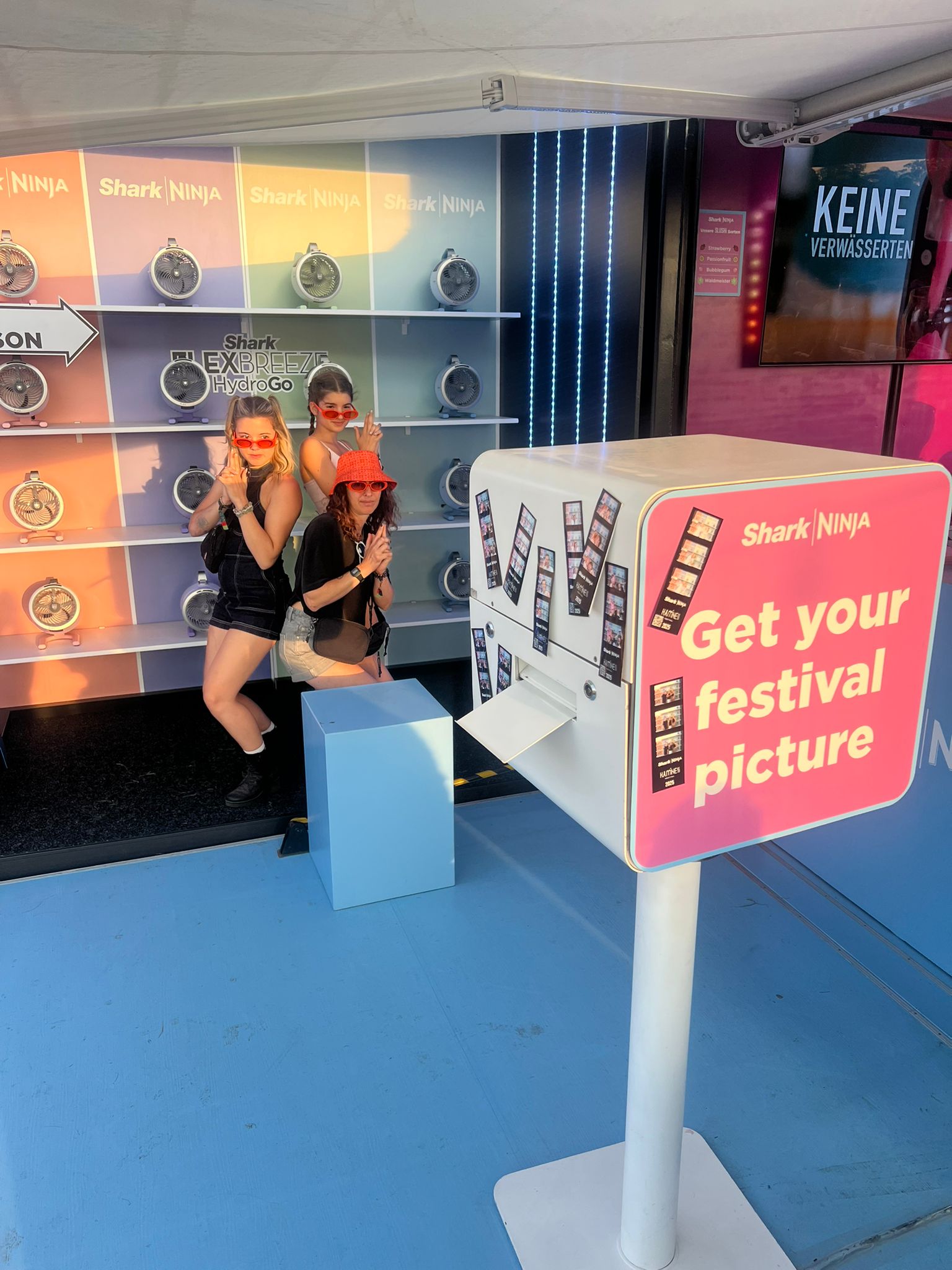 Festival Photobooth für Brand Activation von gadplan