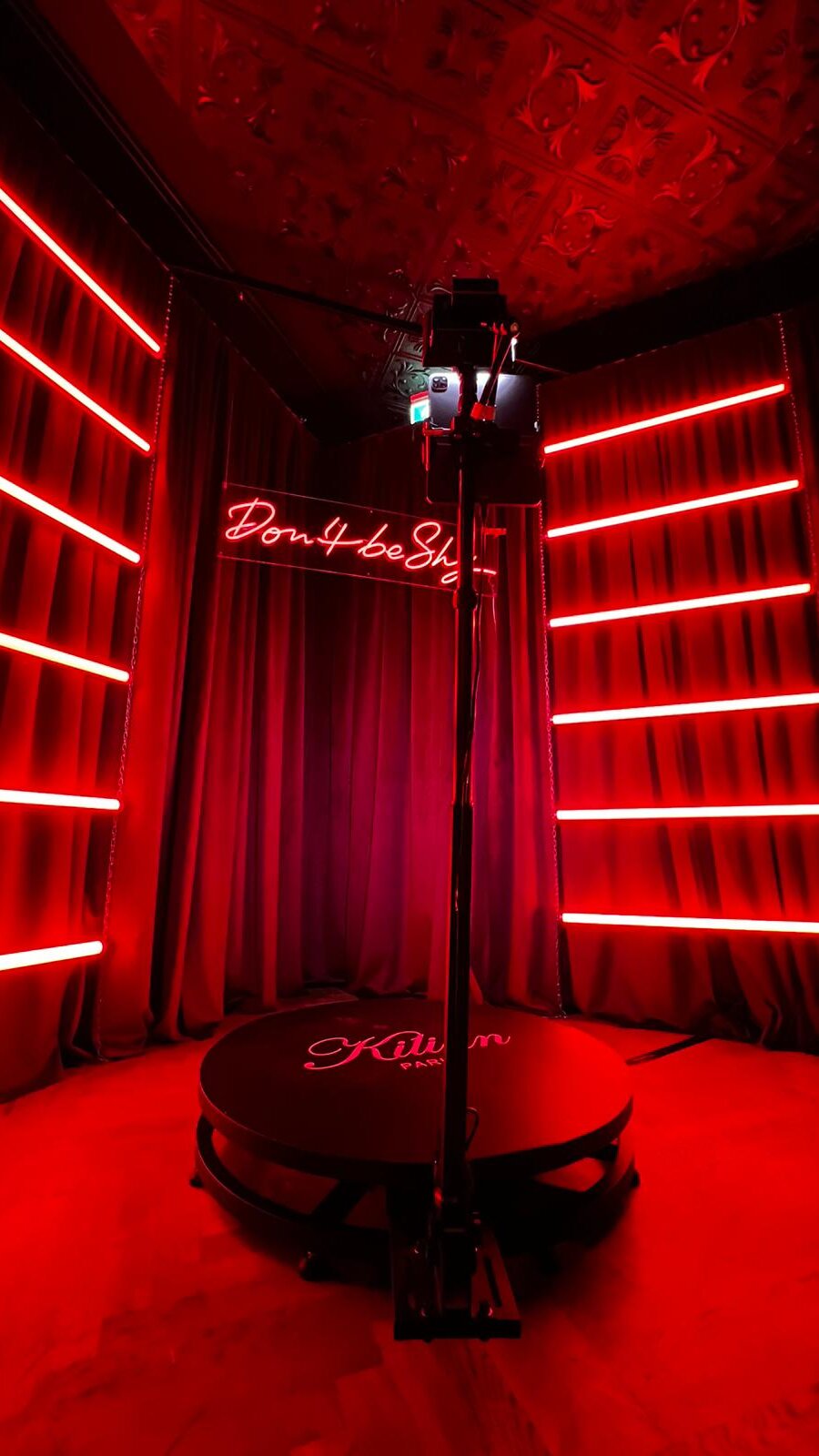 gadplan 360 grad spin booth x kilian paris