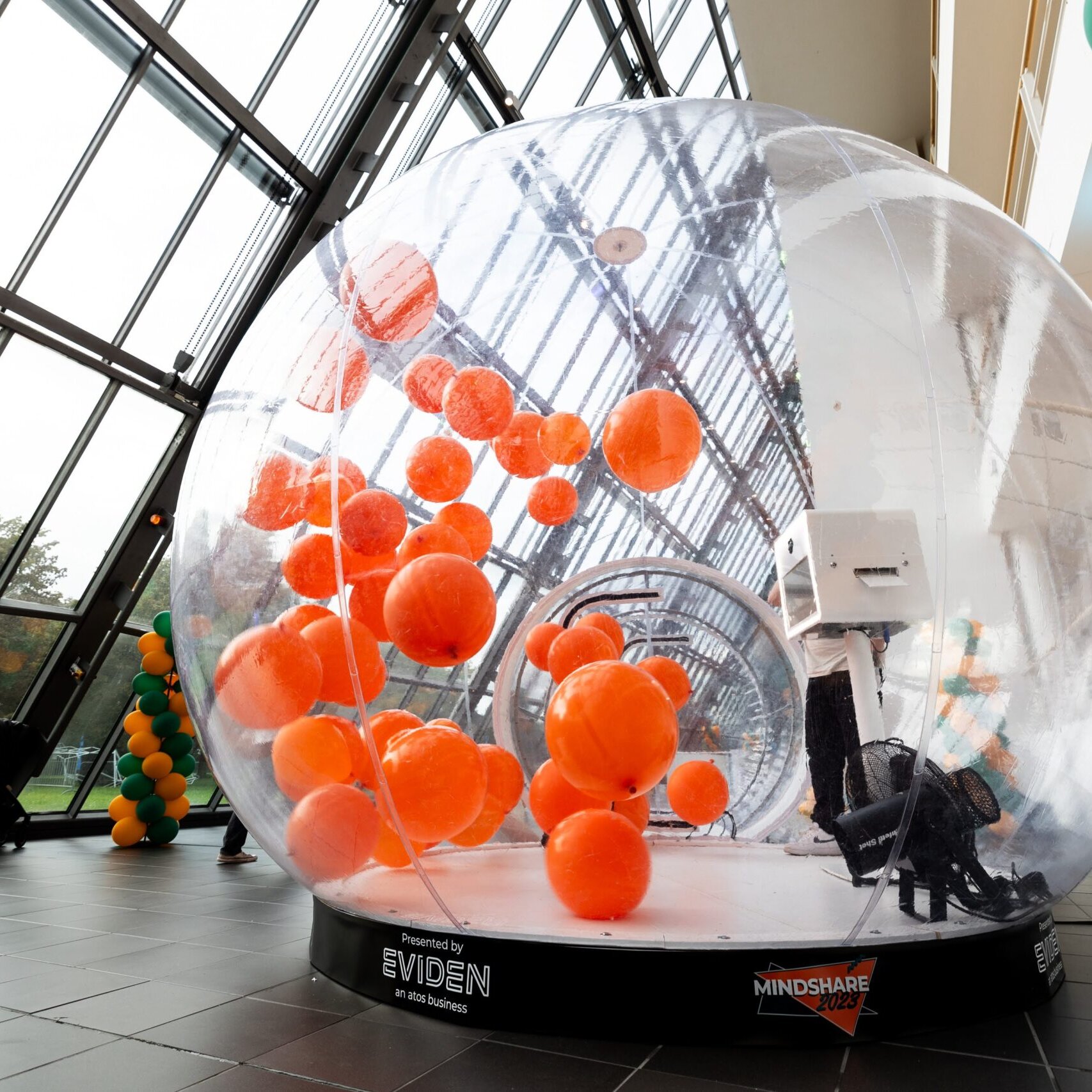 XXL Promotionkugel Schneekugel Fotobox Eventtool Fototoool Gelsenkirchen