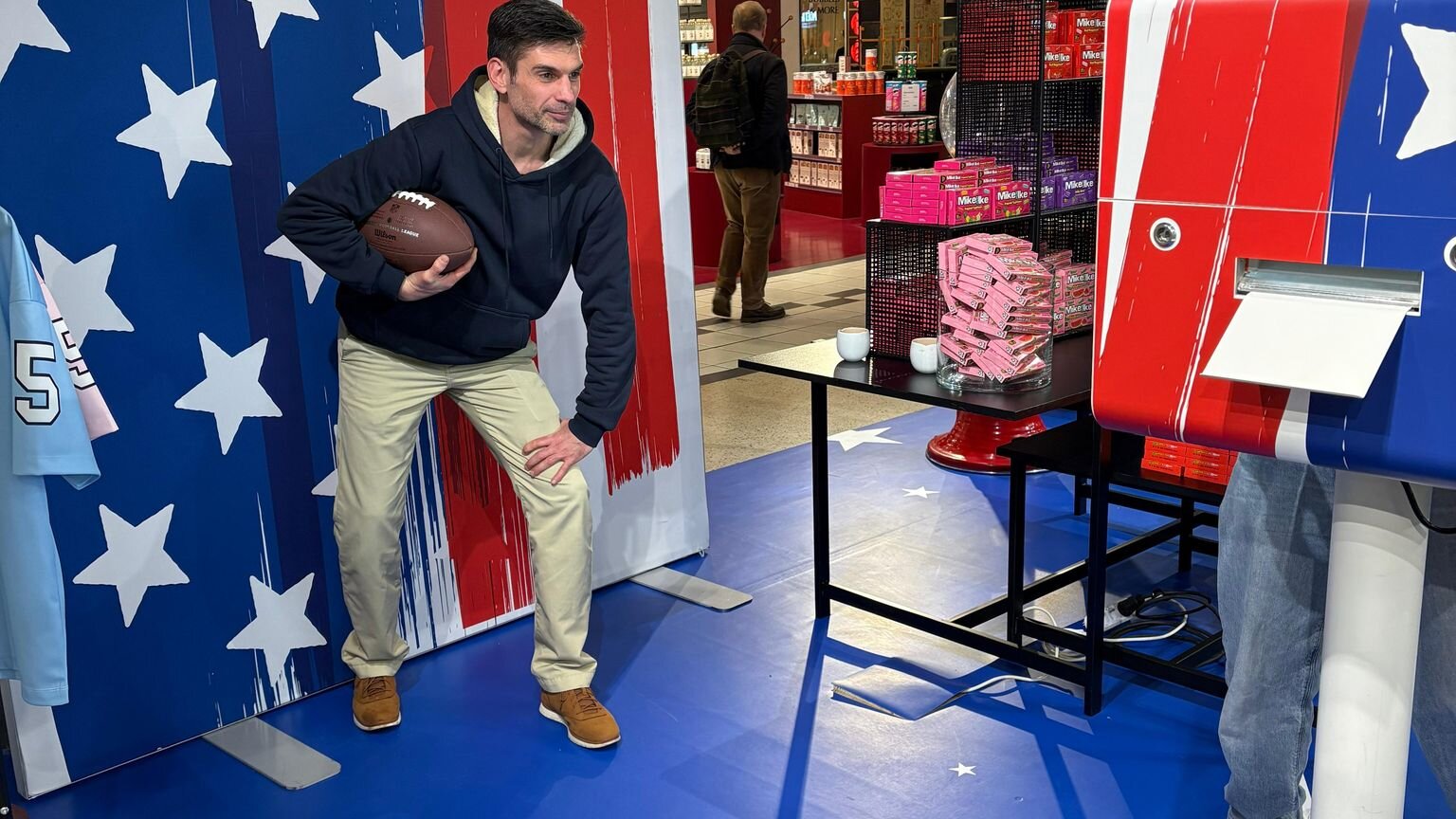 NFL Superbowl Aktion Fotoaktion Photobooth gadplan KaDeWe