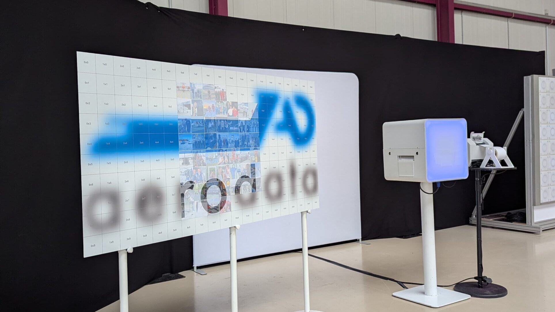 analoges Mosaik Eventmosaik gadplan Aerodata Blome und Pillardy Veranstaltungstool Eventtool