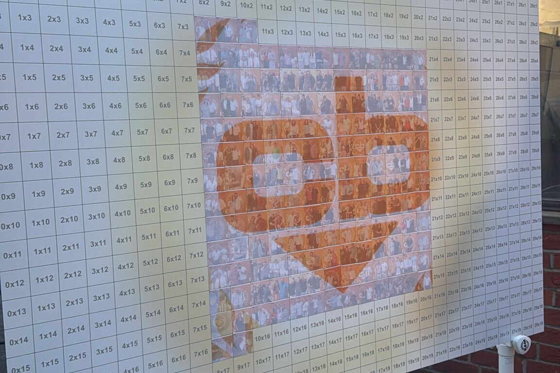 analog Mosaik Mosaikaktion gadplan Photobooth Celler Brunnenbau