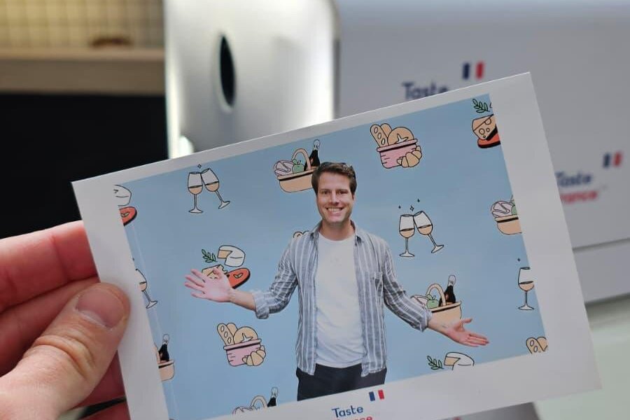 Photobooth KI Fotobox gadplan Beambooth Gourmet Festival taste france