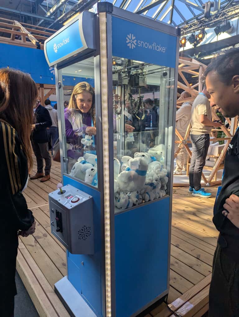 Greifarm snowflake Stark Marketing Claw Machine mieten Greifarm leihen