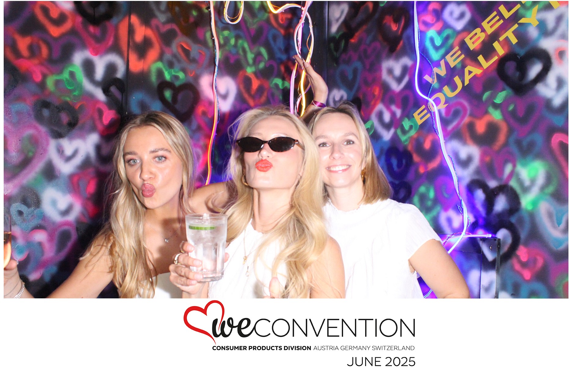 Photobooth neon gadplan Ocean Diva Fotohintergrund