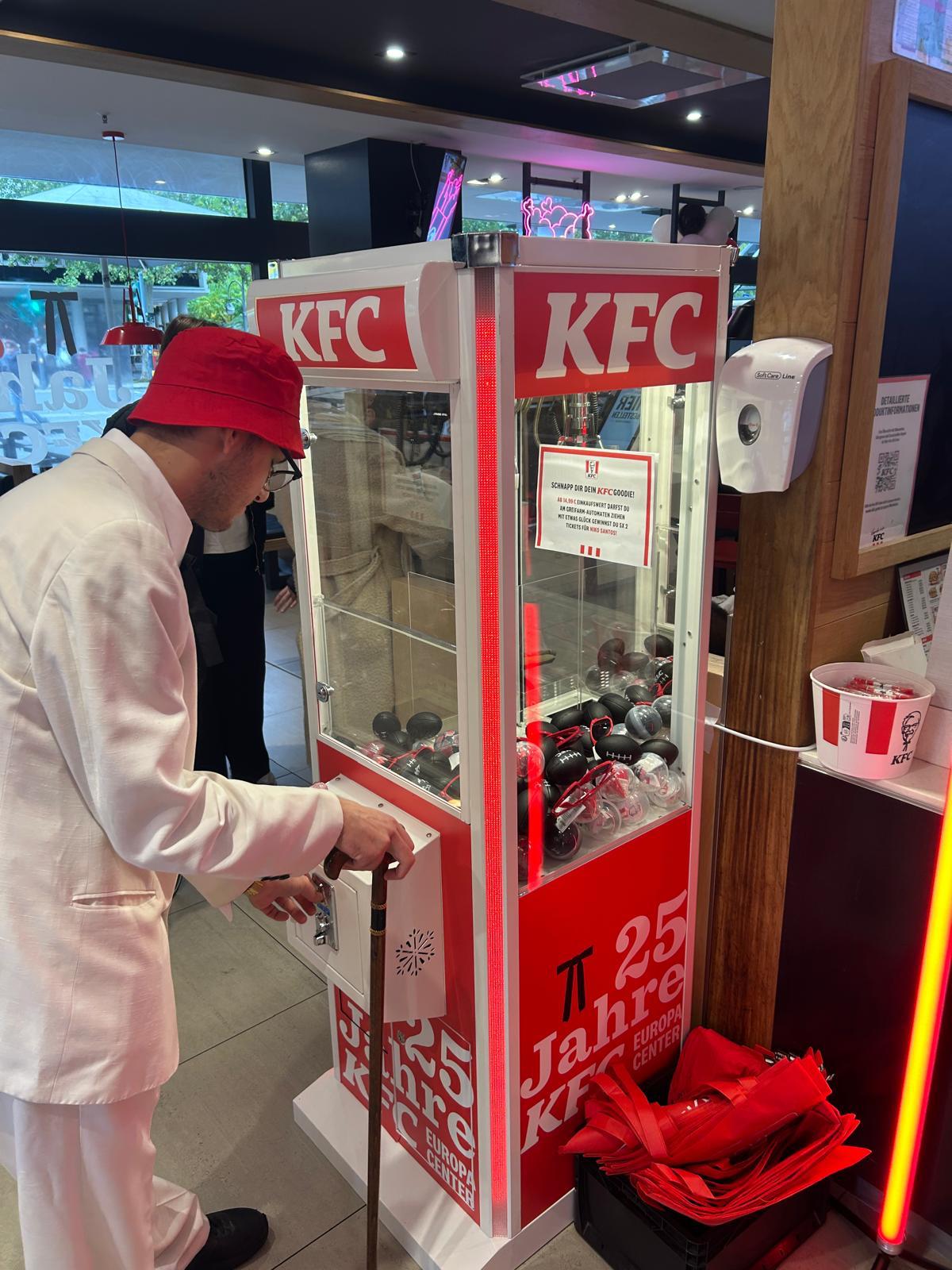 Greifarmautomat KFC Amrest gadplan Greifautomat