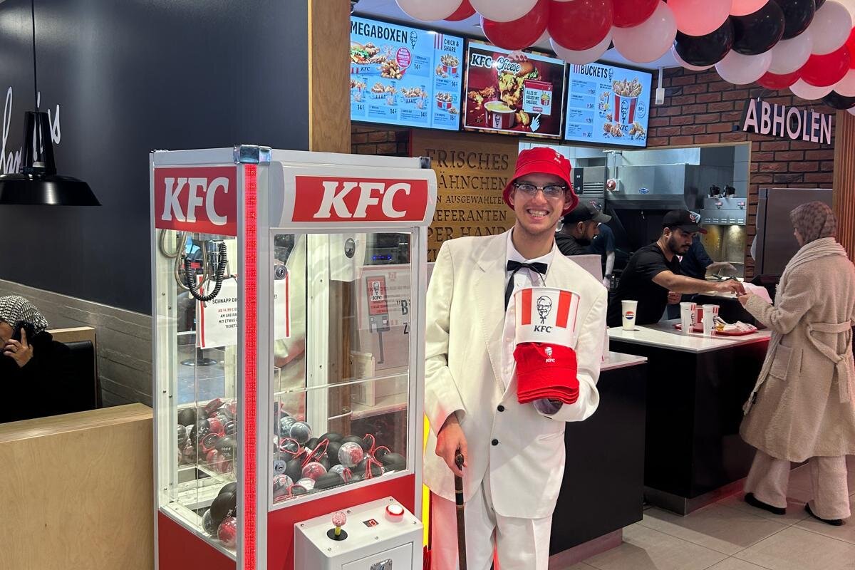Greifarmautomat KFC Amrest gadplan Greifautomat