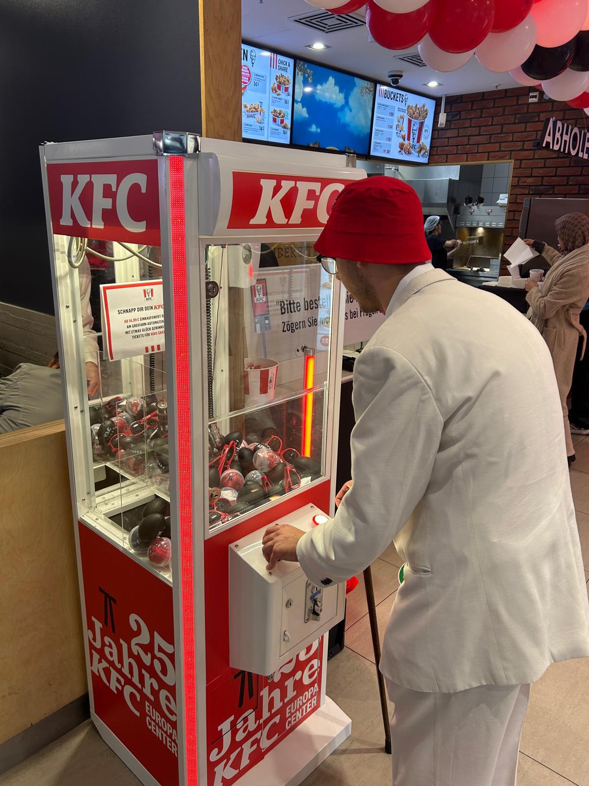 Greifarmautomat KFC Amrest gadplan Greifautomat
