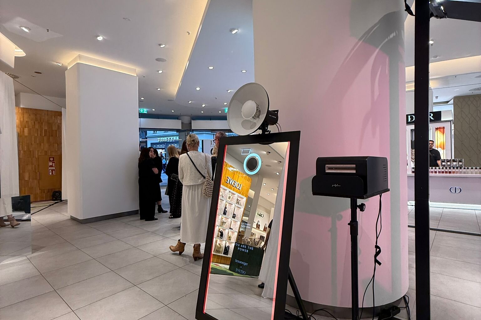 Mirorbooth Fotospiegel Breuninger gadplan München