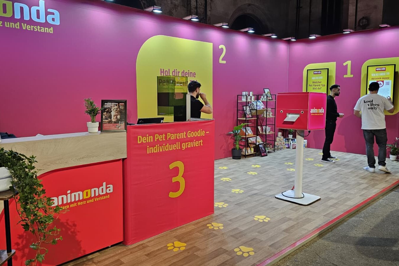 Photobooth Personalisierungsaktion Quizstation gadplan Animonda Tony Petfluencer Agency German Petfluencer Awards