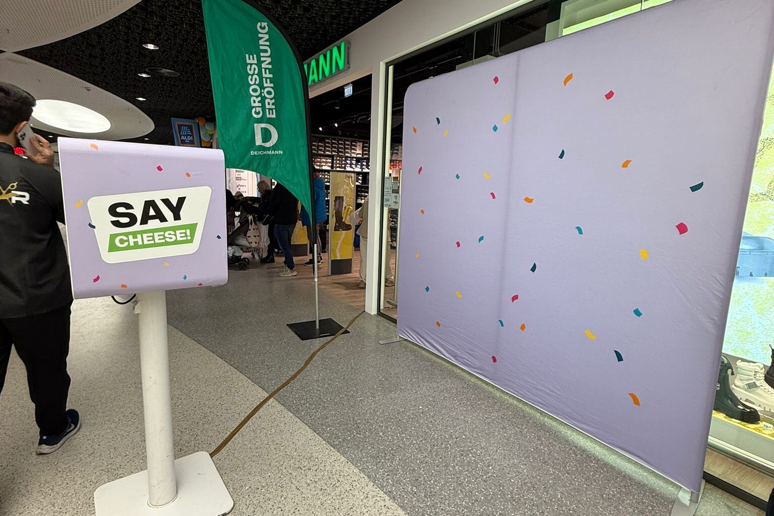 Photobooth Fotobox Deichmann gadplan Storeeröffnung