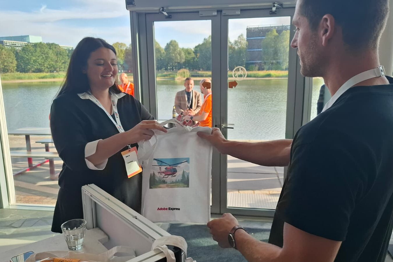 Transferdruck Textildruck gadplan Eventpersonalisierung Adobe Express