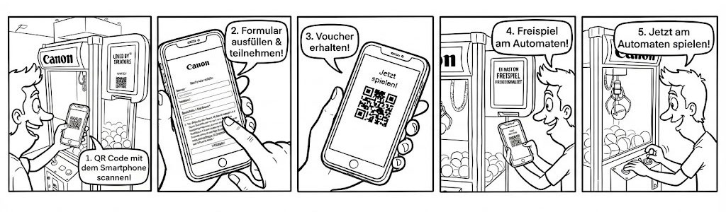 Erkl&auml;rung zur Nutzung dss Touchbildschirms beim greifarmautomaten