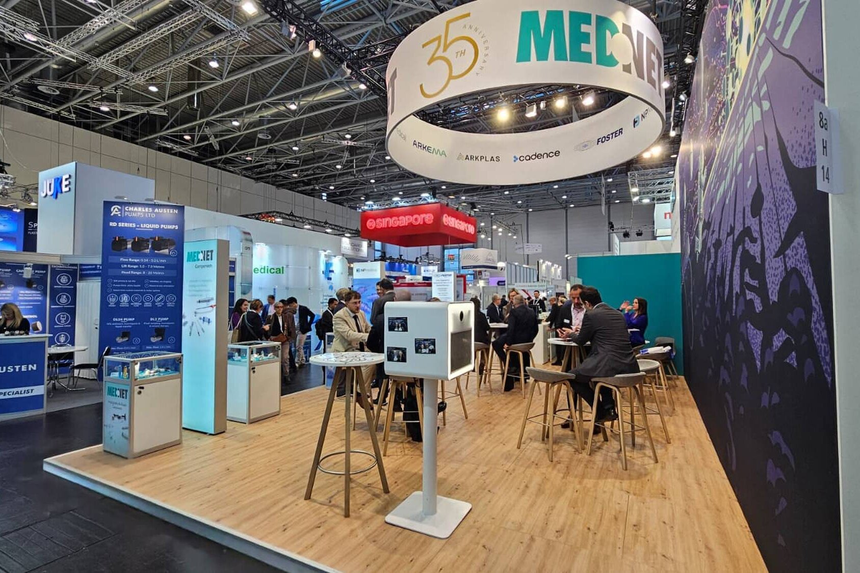 Photobooth Messe Düsseldorf Fotobox Messe gadplan Mednet Medica